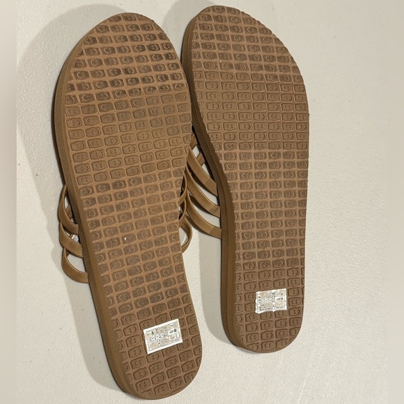 Sanuk Women's Size 10 Tobacco Brown Yoga Sandy Sandals Comfort Casual Everyday - Picture 2 of 4